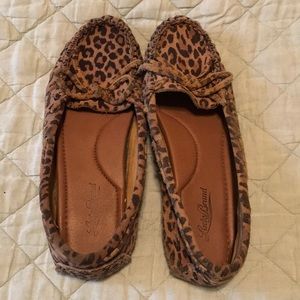 Lucky brand leopard print loafers